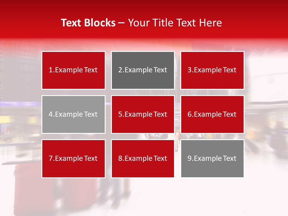 Blur Interior Travel PowerPoint Template