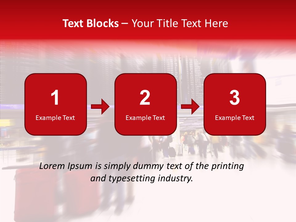 Blur Interior Travel PowerPoint Template