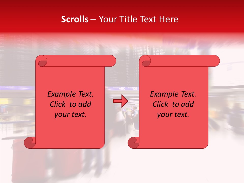 Blur Interior Travel PowerPoint Template