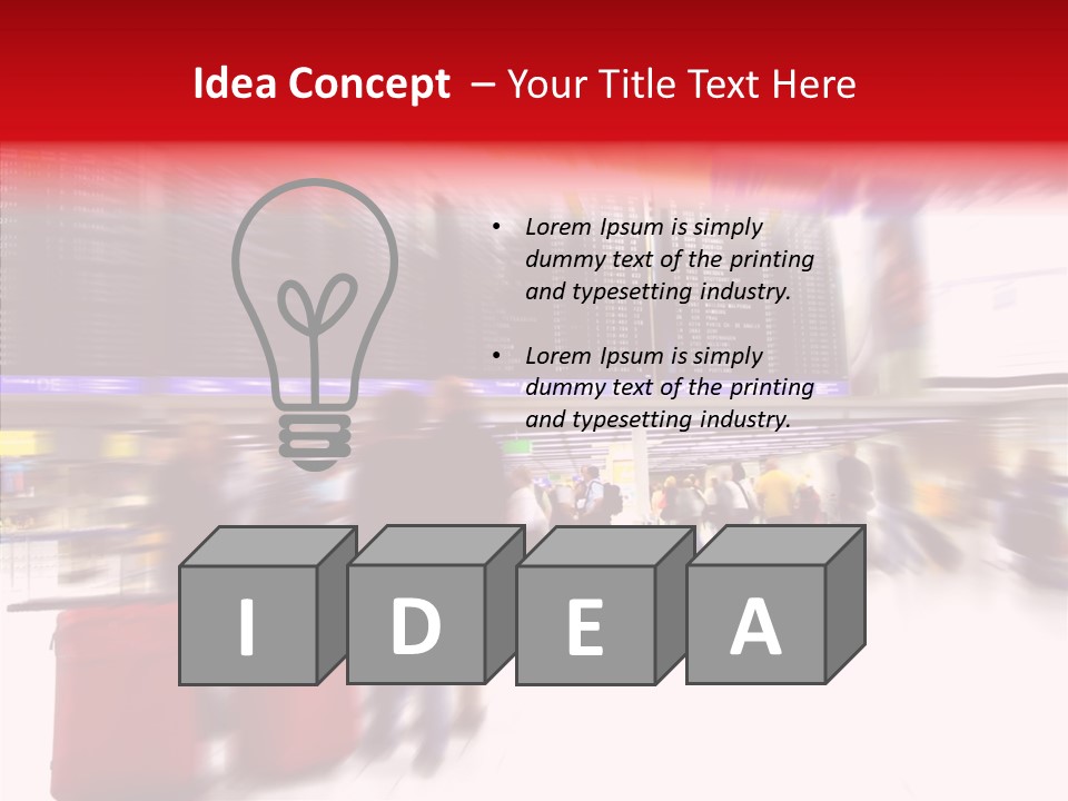 Blur Interior Travel PowerPoint Template