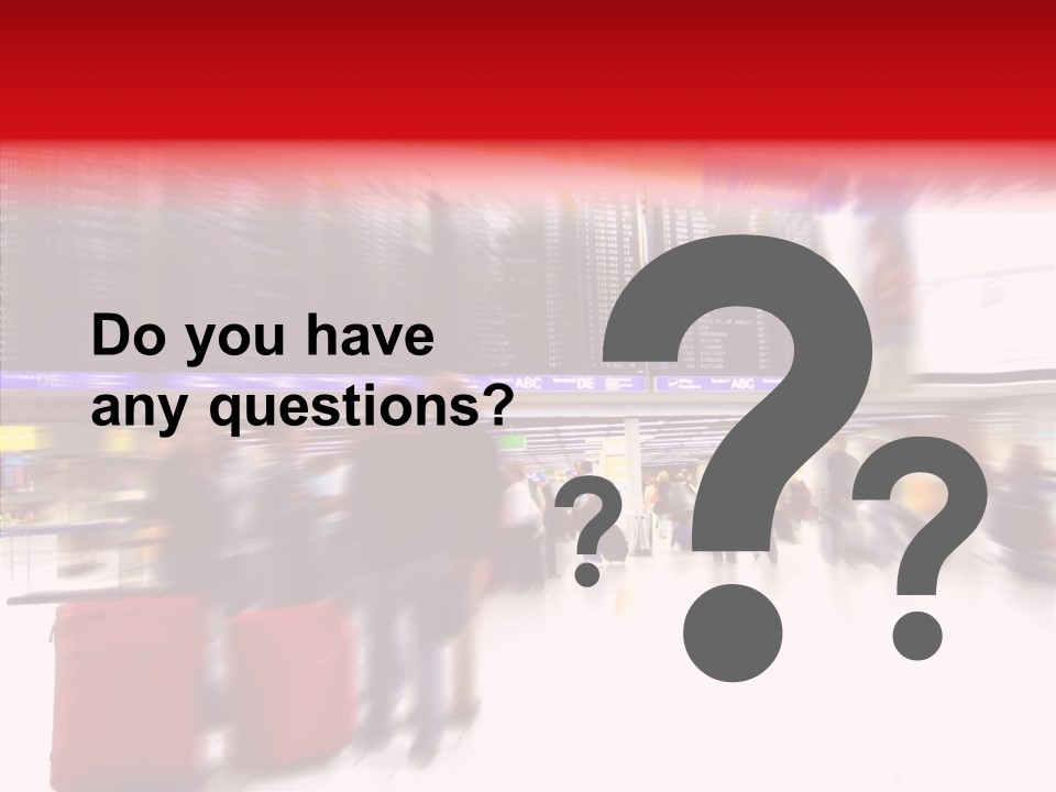 Blur Interior Travel PowerPoint Template