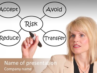 Executive Female Transfer PowerPoint Template