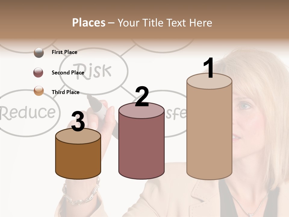 Executive Female Transfer PowerPoint Template