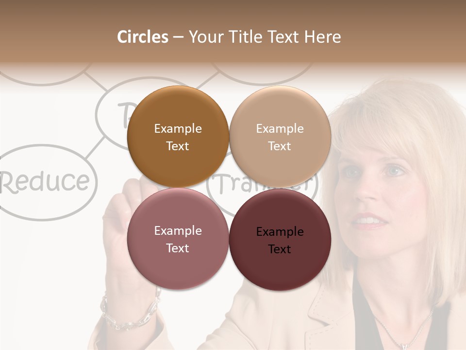Executive Female Transfer PowerPoint Template