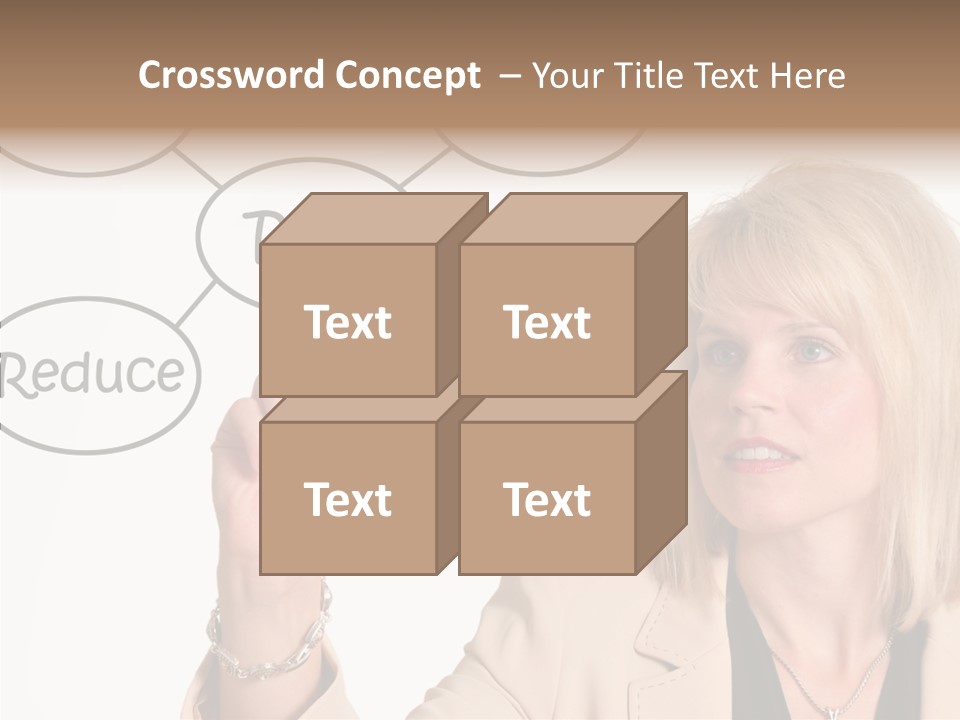 Executive Female Transfer PowerPoint Template