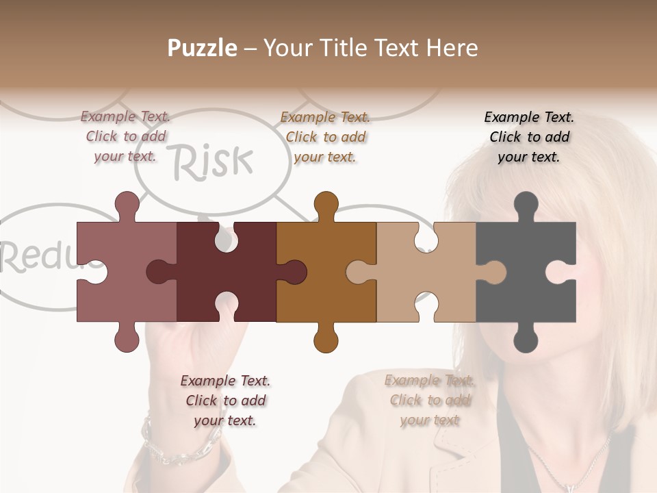 Executive Female Transfer PowerPoint Template