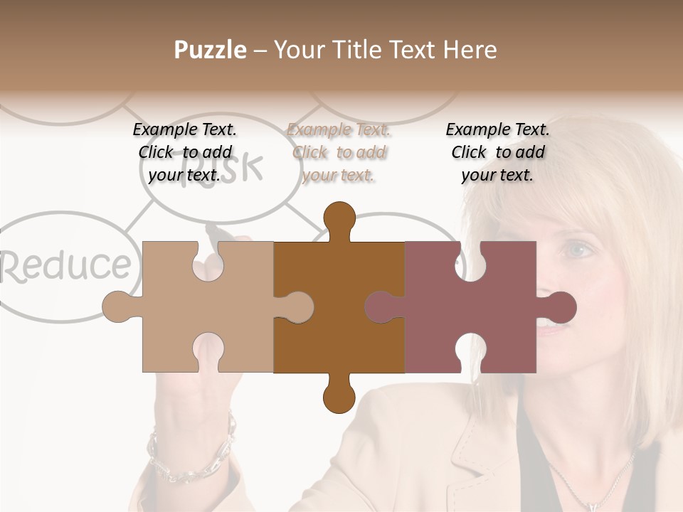 Executive Female Transfer PowerPoint Template