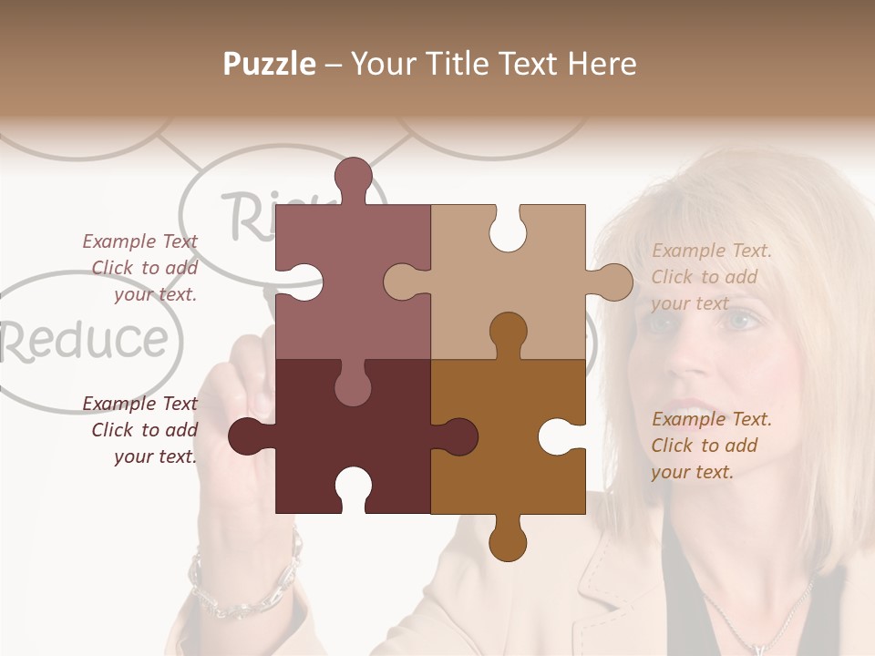 Executive Female Transfer PowerPoint Template