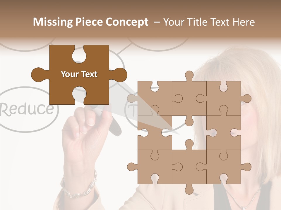 Executive Female Transfer PowerPoint Template