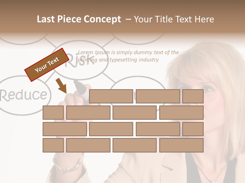 Executive Female Transfer PowerPoint Template