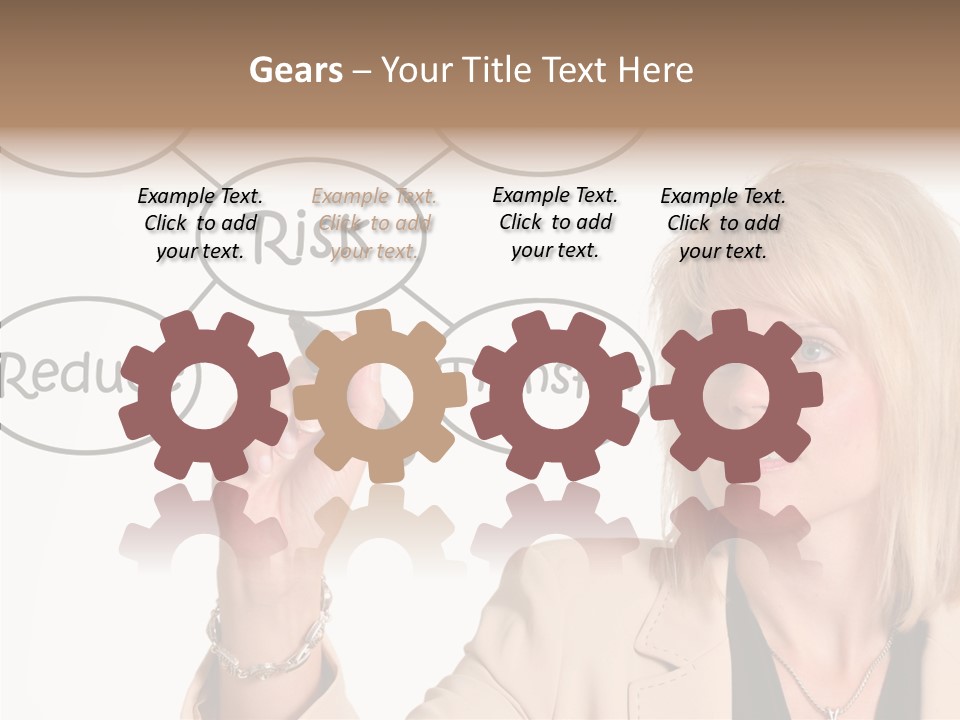 Executive Female Transfer PowerPoint Template