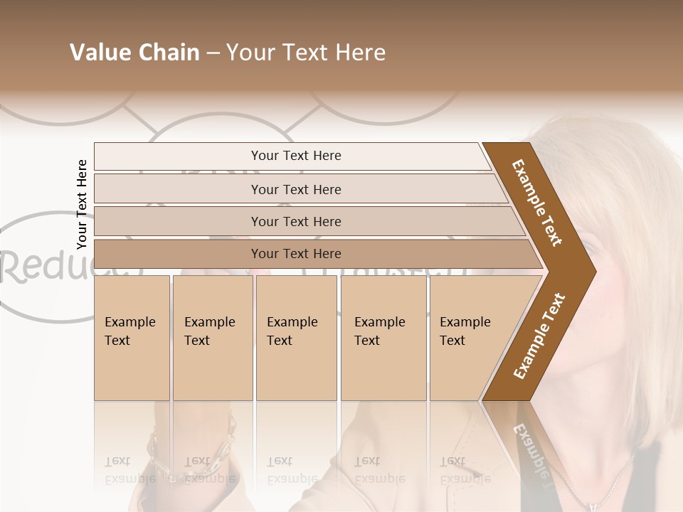 Executive Female Transfer PowerPoint Template