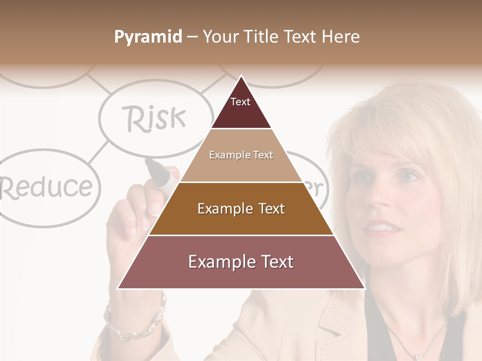 Executive Female Transfer PowerPoint Template