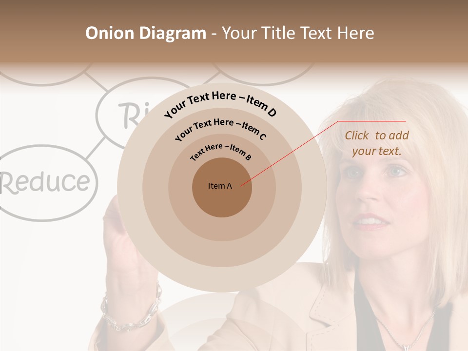 Executive Female Transfer PowerPoint Template