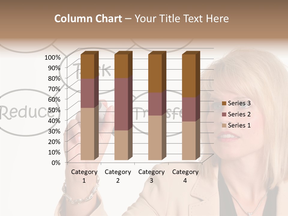 Executive Female Transfer PowerPoint Template
