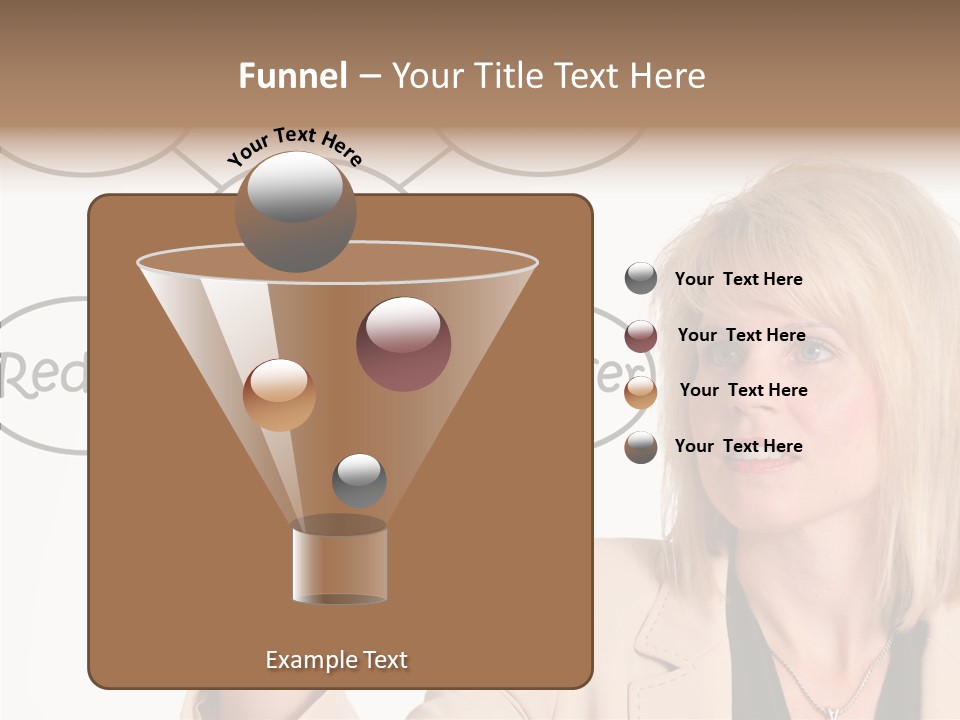 Executive Female Transfer PowerPoint Template