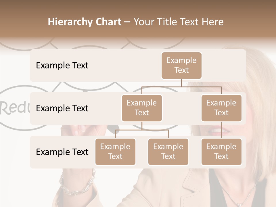 Executive Female Transfer PowerPoint Template