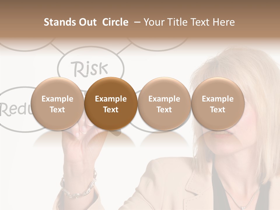 Executive Female Transfer PowerPoint Template