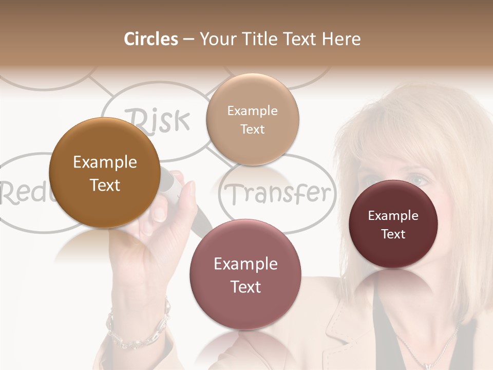 Executive Female Transfer PowerPoint Template