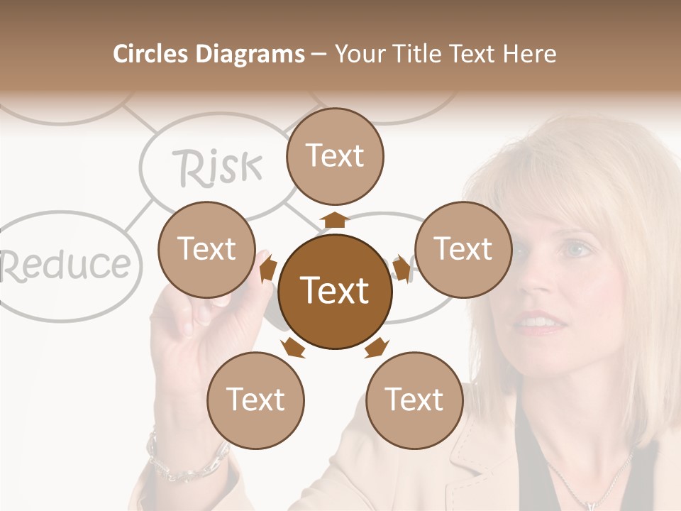 Executive Female Transfer PowerPoint Template