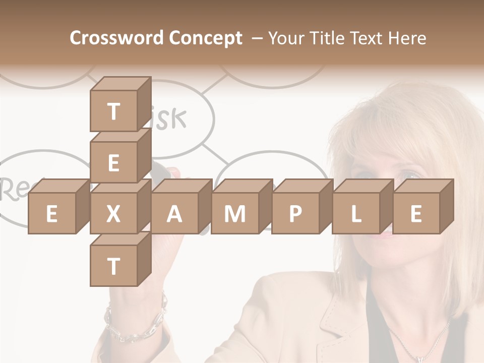 Executive Female Transfer PowerPoint Template