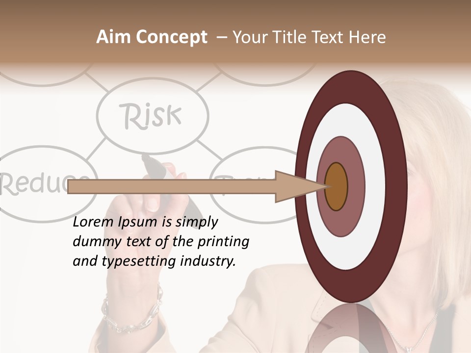 Executive Female Transfer PowerPoint Template