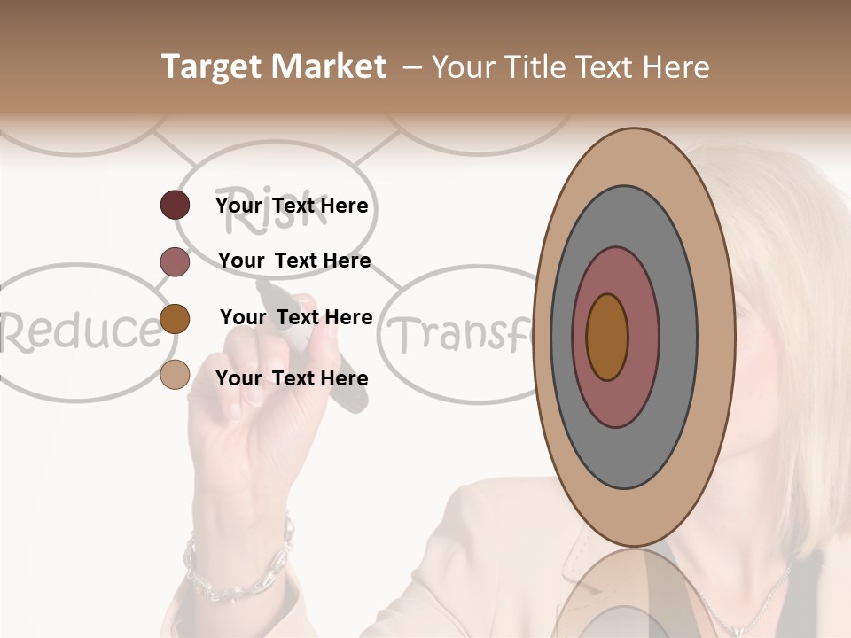 Executive Female Transfer PowerPoint Template