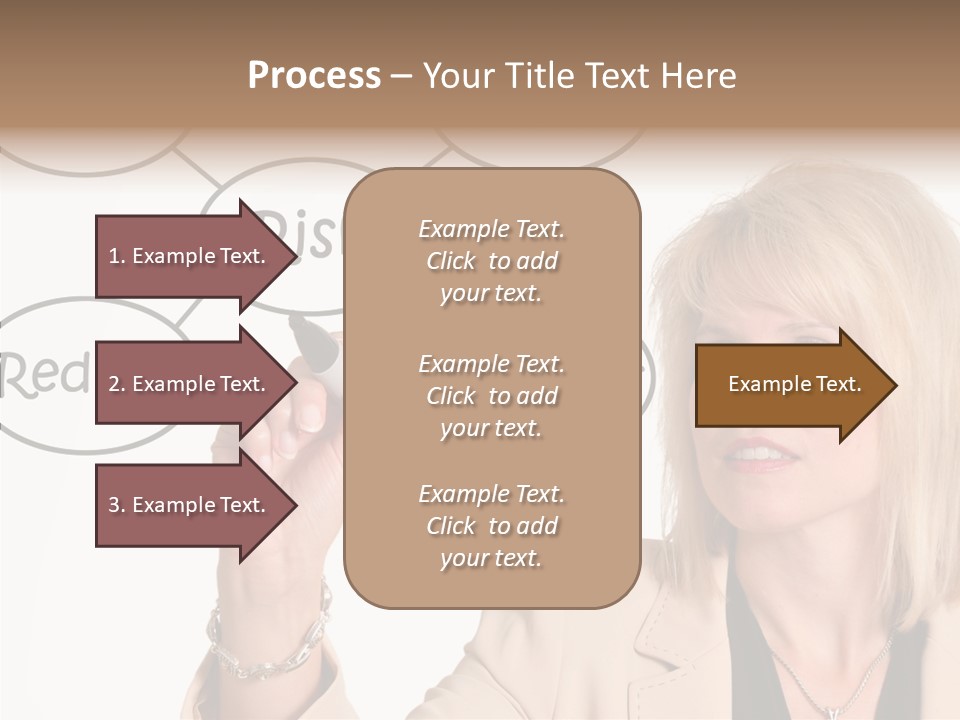 Executive Female Transfer PowerPoint Template