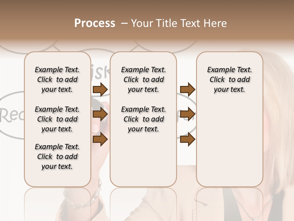 Executive Female Transfer PowerPoint Template