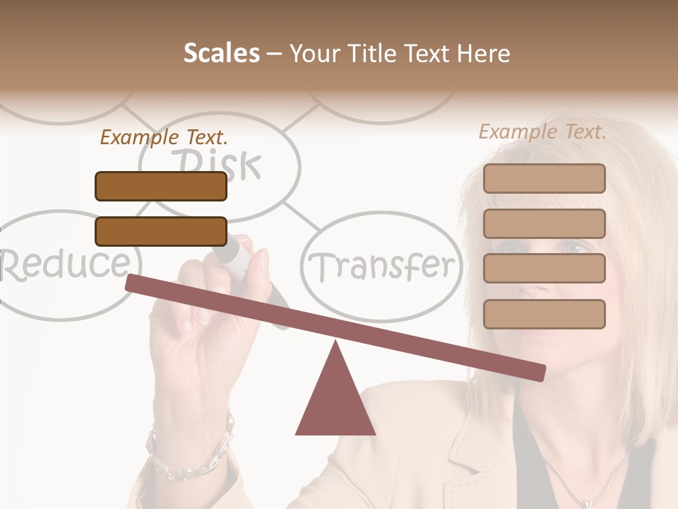 Executive Female Transfer PowerPoint Template