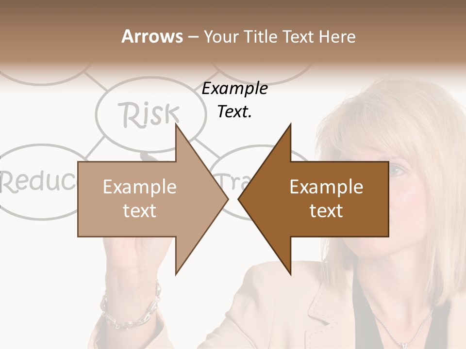 Executive Female Transfer PowerPoint Template