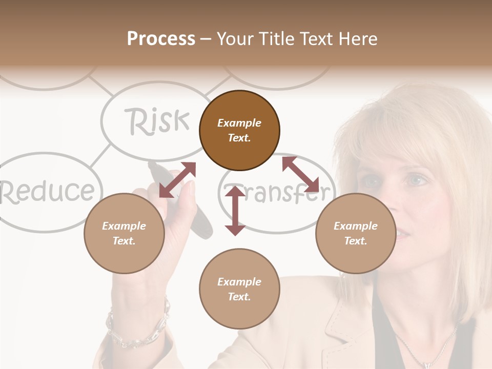 Executive Female Transfer PowerPoint Template