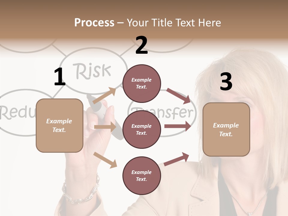 Executive Female Transfer PowerPoint Template