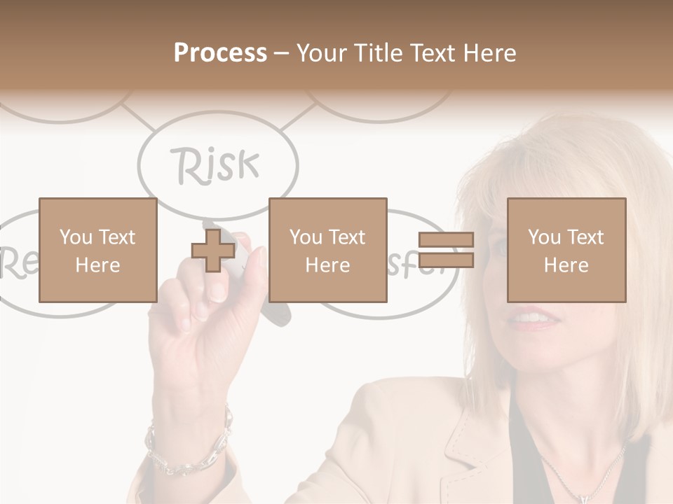 Executive Female Transfer PowerPoint Template