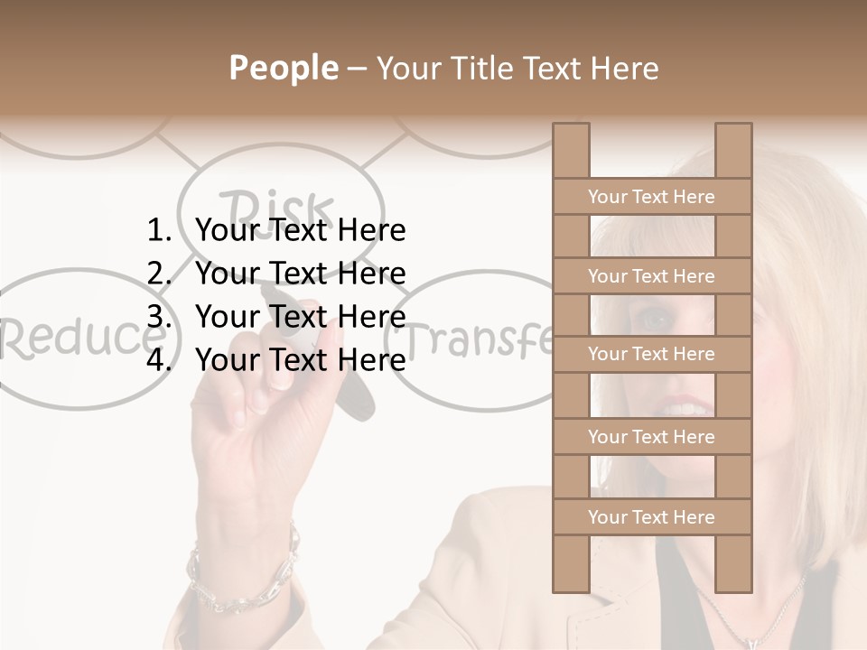 Executive Female Transfer PowerPoint Template