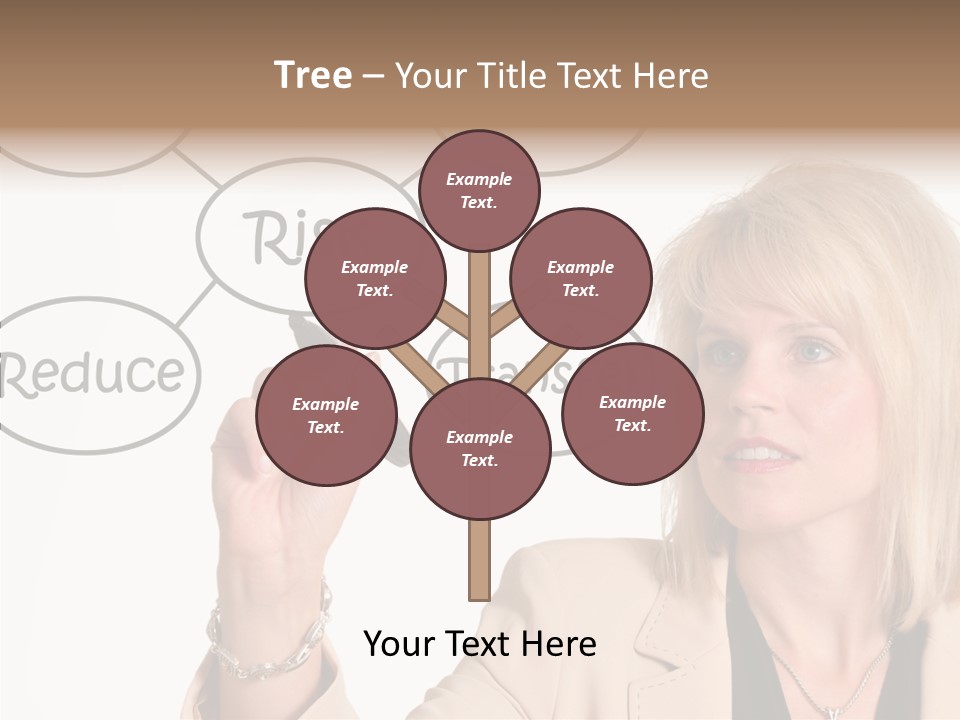 Executive Female Transfer PowerPoint Template