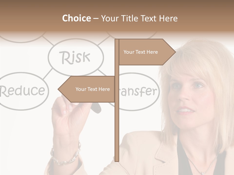 Executive Female Transfer PowerPoint Template
