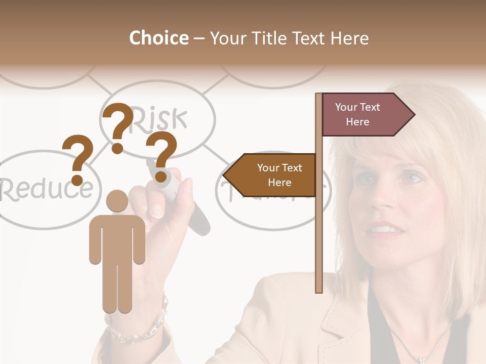 Executive Female Transfer PowerPoint Template