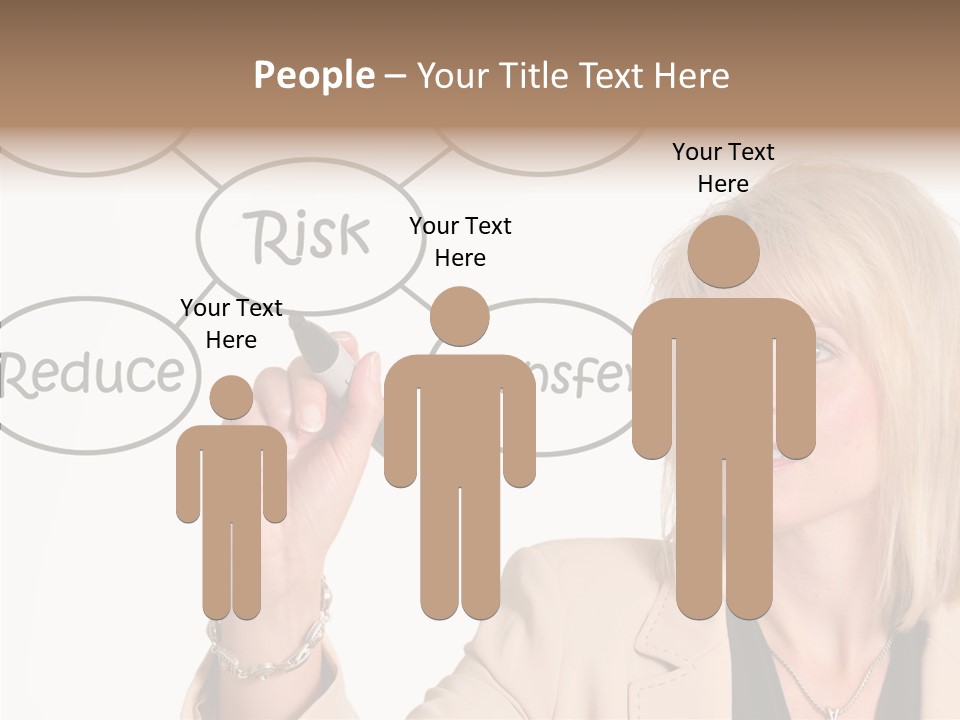 Executive Female Transfer PowerPoint Template