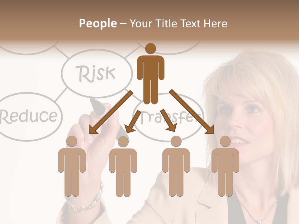 Executive Female Transfer PowerPoint Template