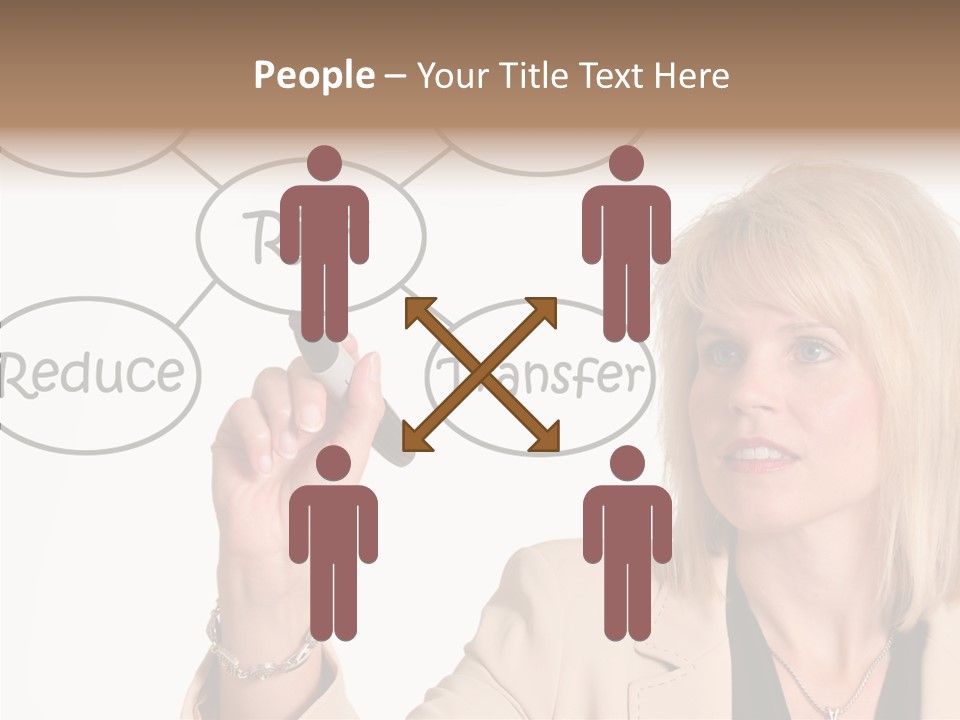 Executive Female Transfer PowerPoint Template