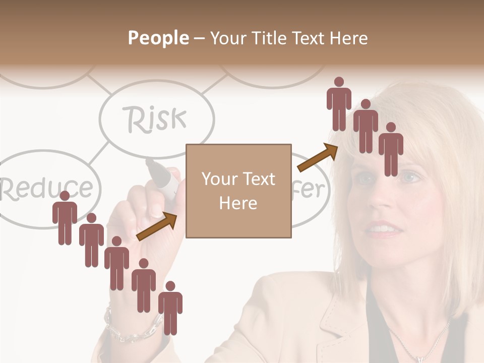 Executive Female Transfer PowerPoint Template