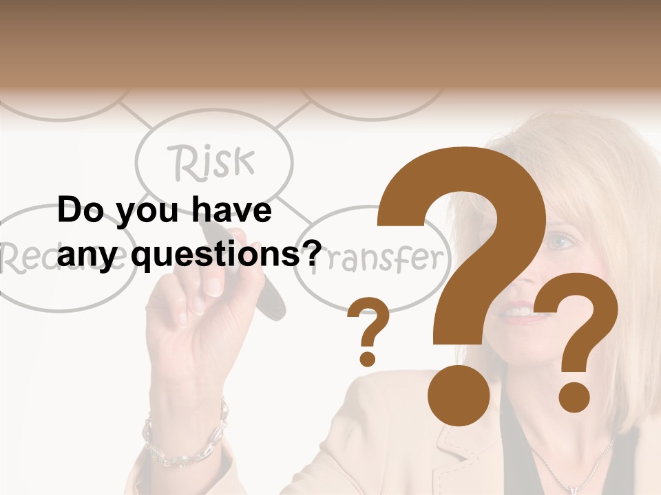 Executive Female Transfer PowerPoint Template