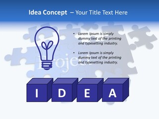 Shape Problem Patience PowerPoint Template