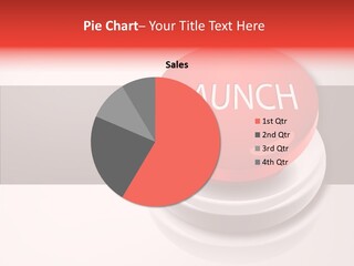 Push Execute Red PowerPoint Template