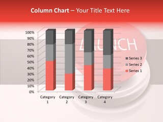 Push Execute Red PowerPoint Template