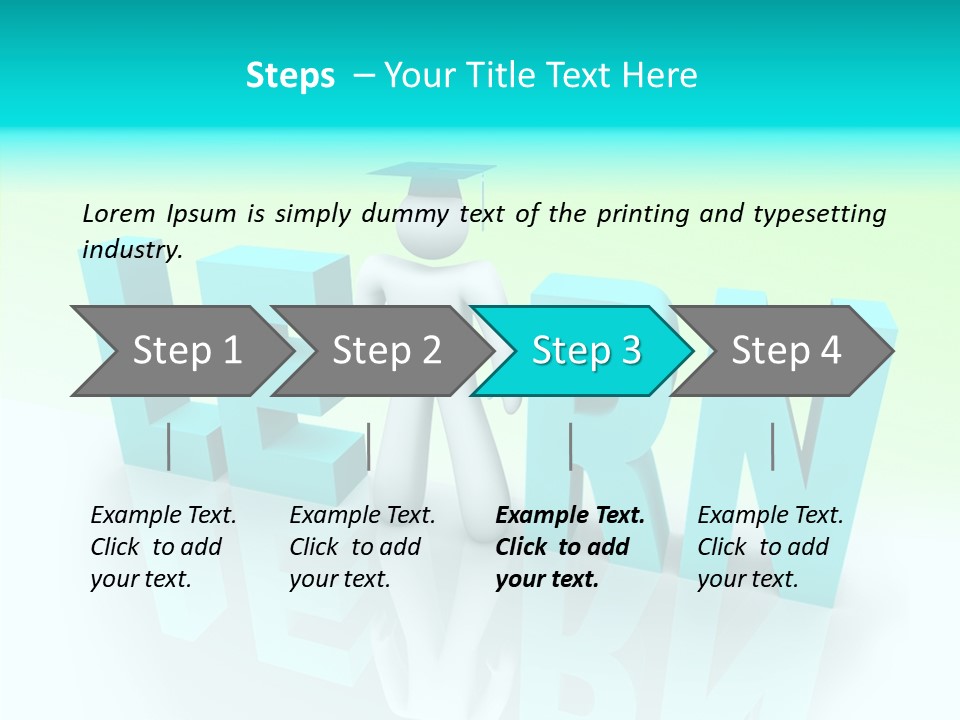 Inspiration Motivate Student PowerPoint Template