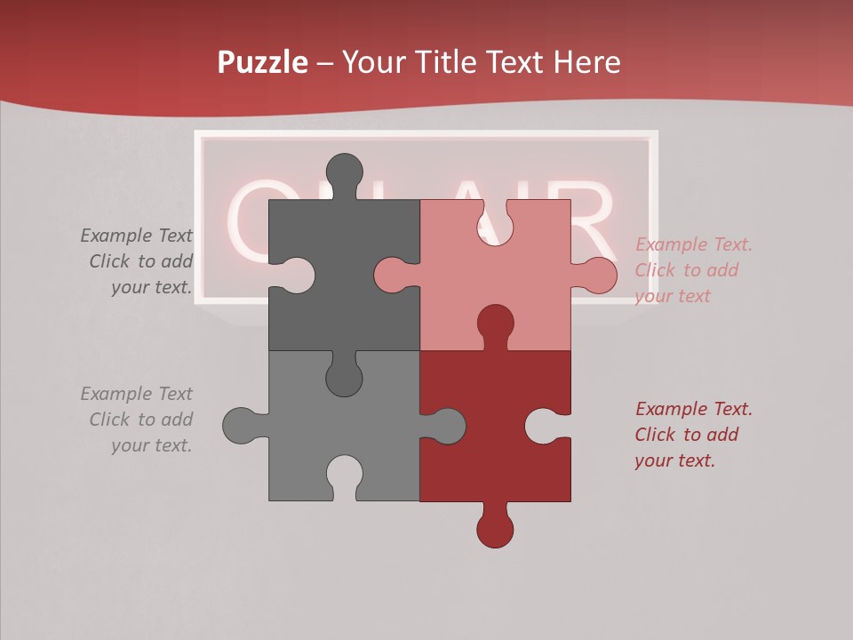 Warning Notification Studio PowerPoint Template