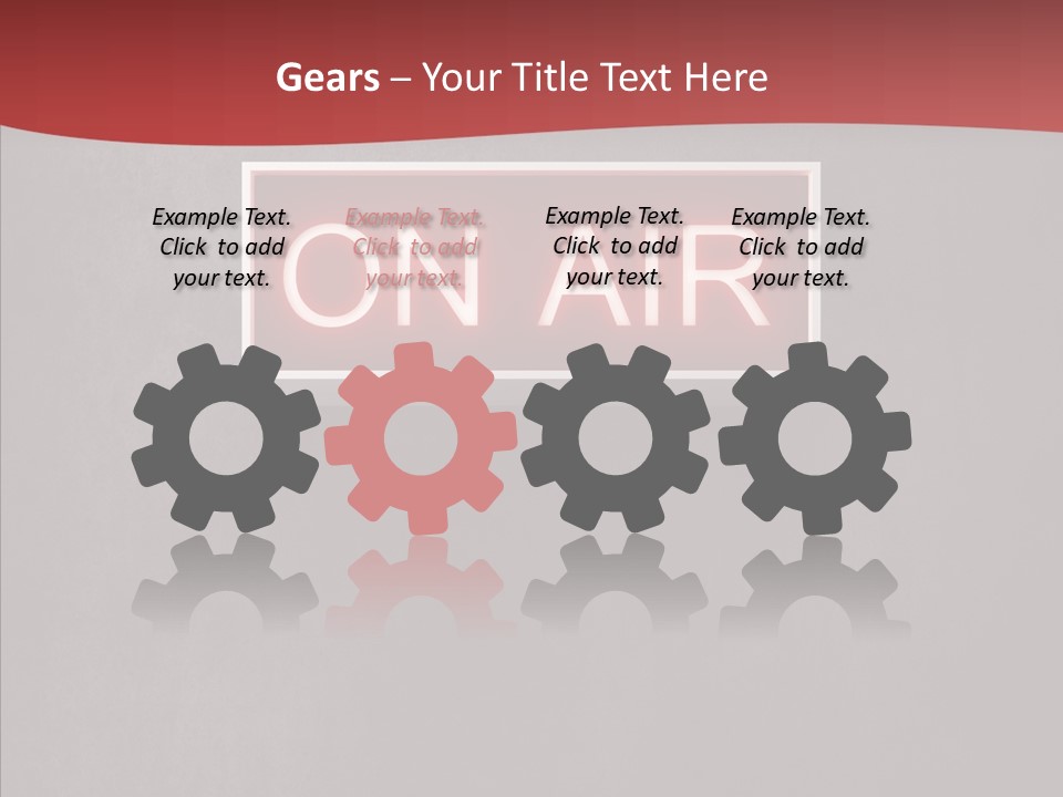 Warning Notification Studio PowerPoint Template