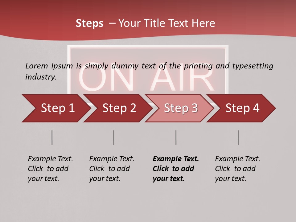 Warning Notification Studio PowerPoint Template